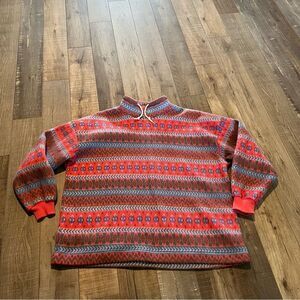 Vintage Cheetah 90s women sweater size L